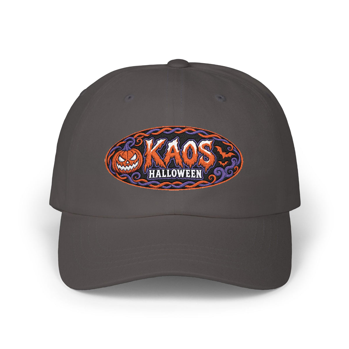 KAOS Halloween Embroidered Pumpkin Baseball Hat