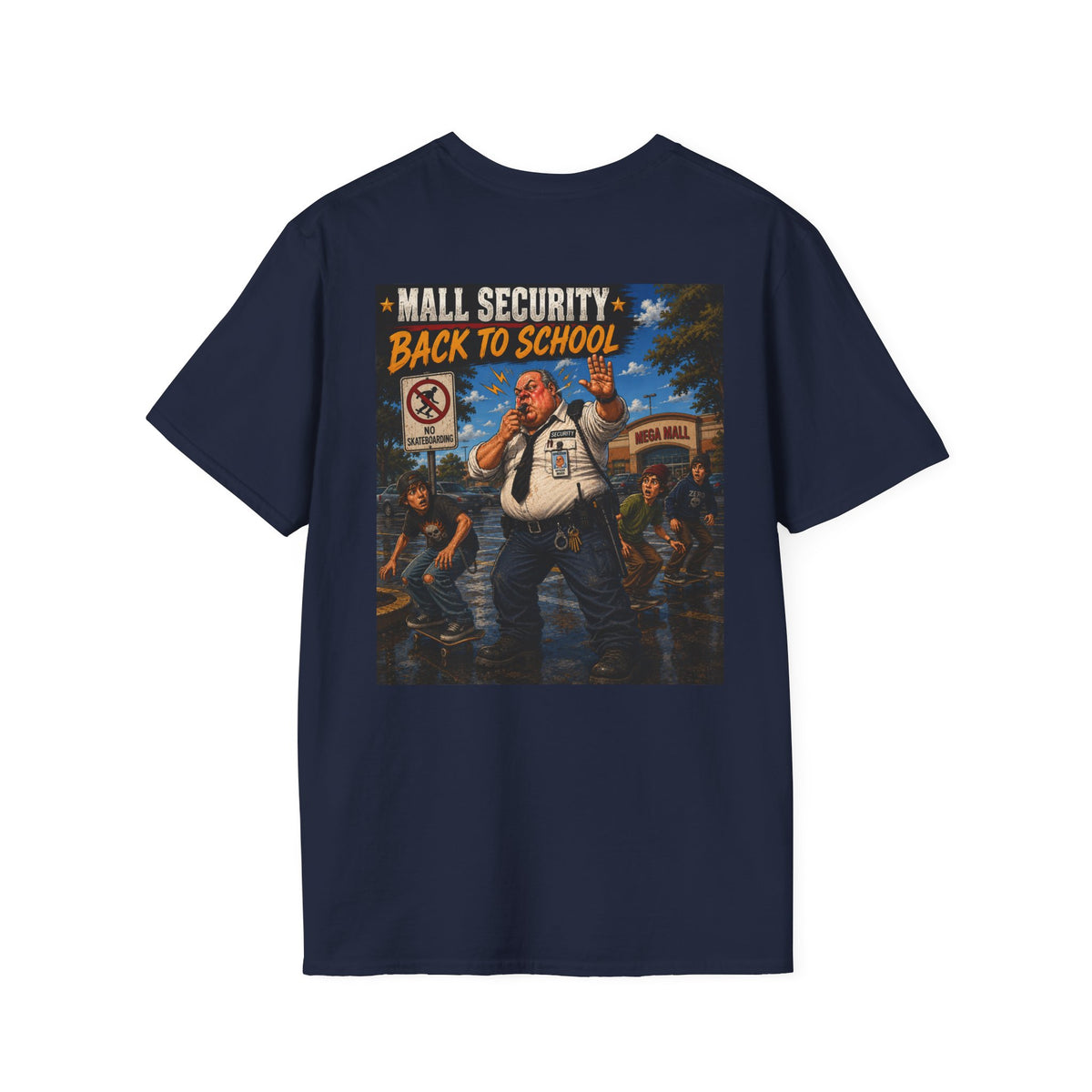 Brass Back to School - Graphic T-Shirt Mall Security