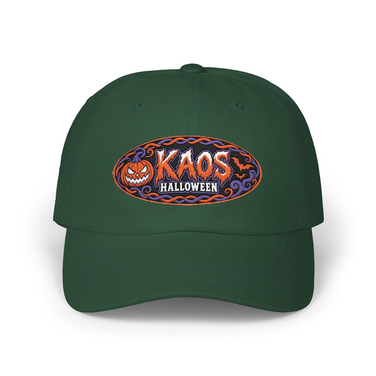 KAOS Halloween Embroidered Pumpkin Baseball Hat