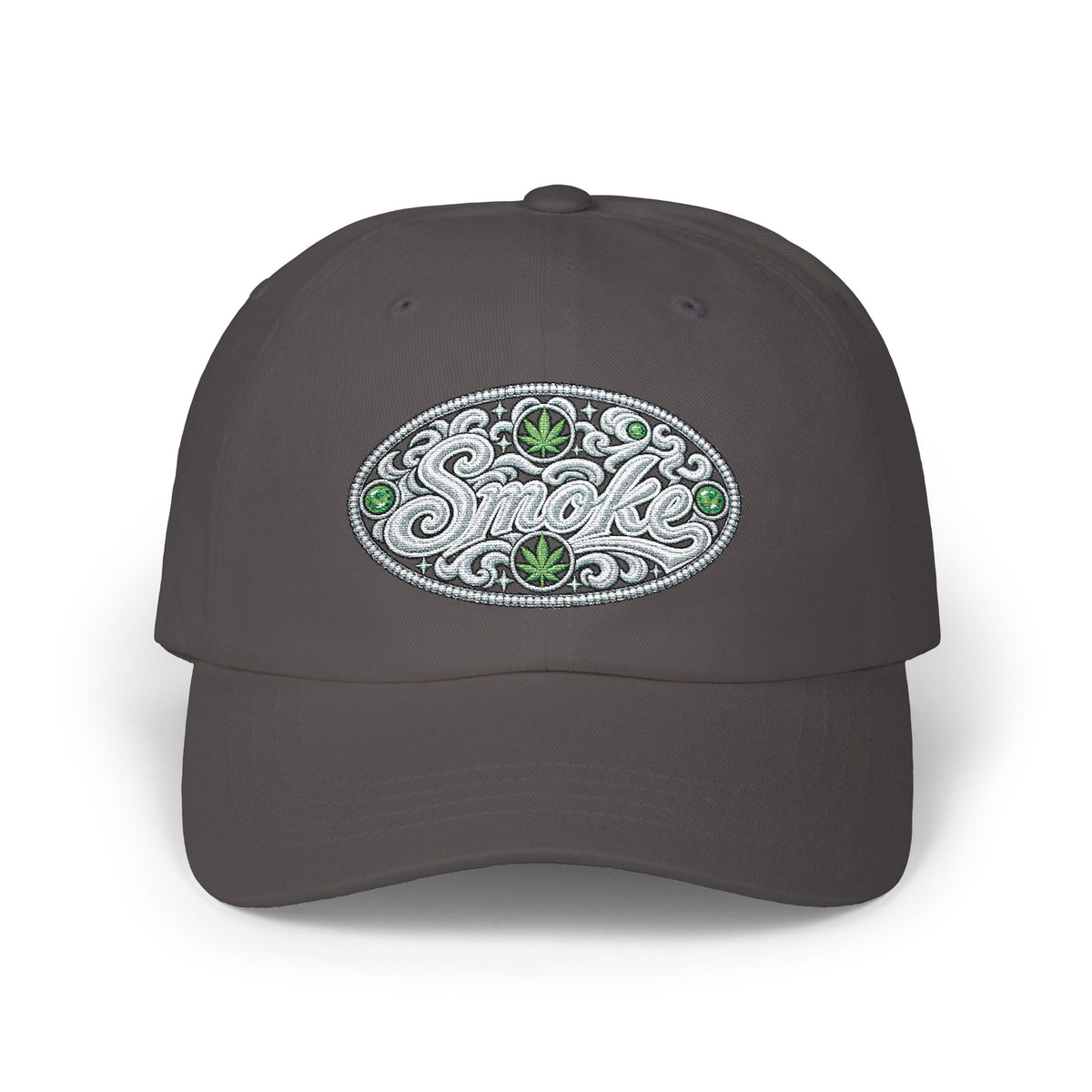 Smoke Embroidered Vintage Hat - Homegrown