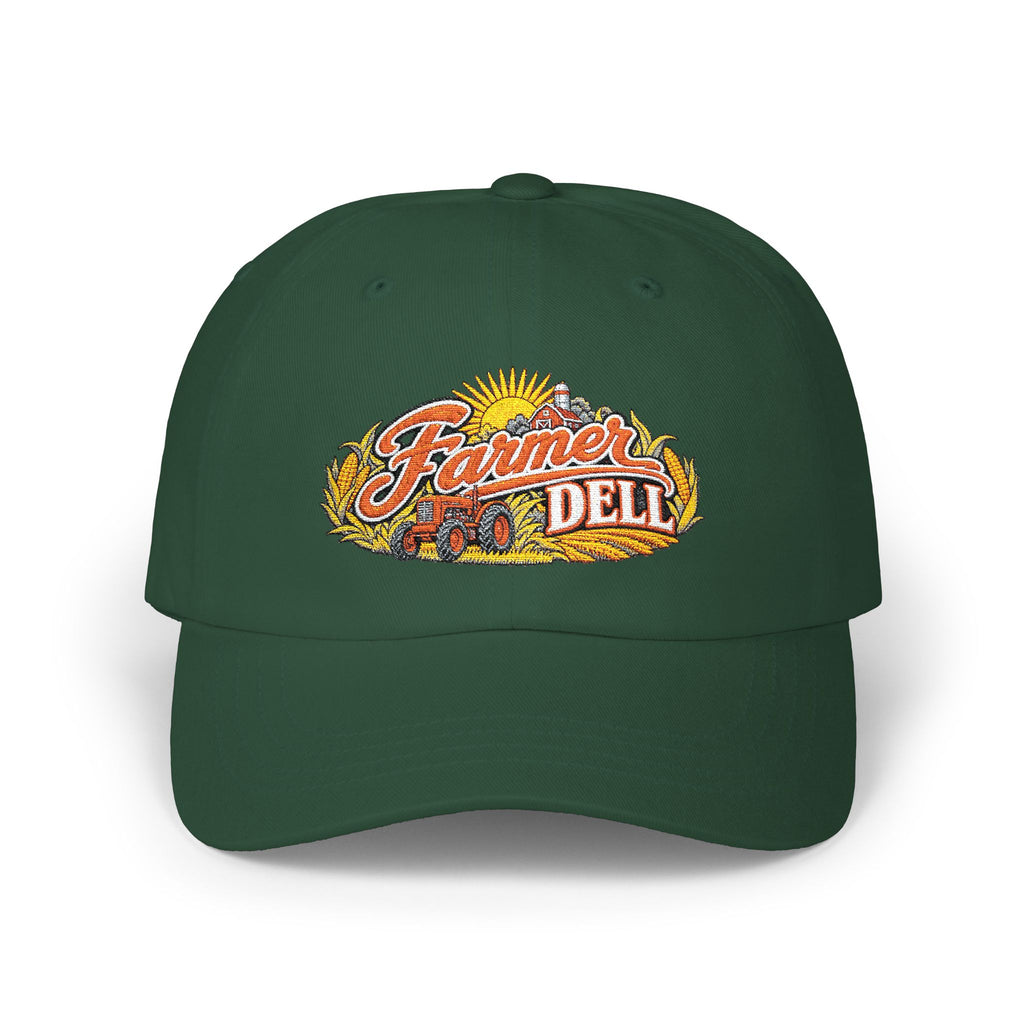 Farmer Dell Embroidery Vintage Patch Hat - Homegrown