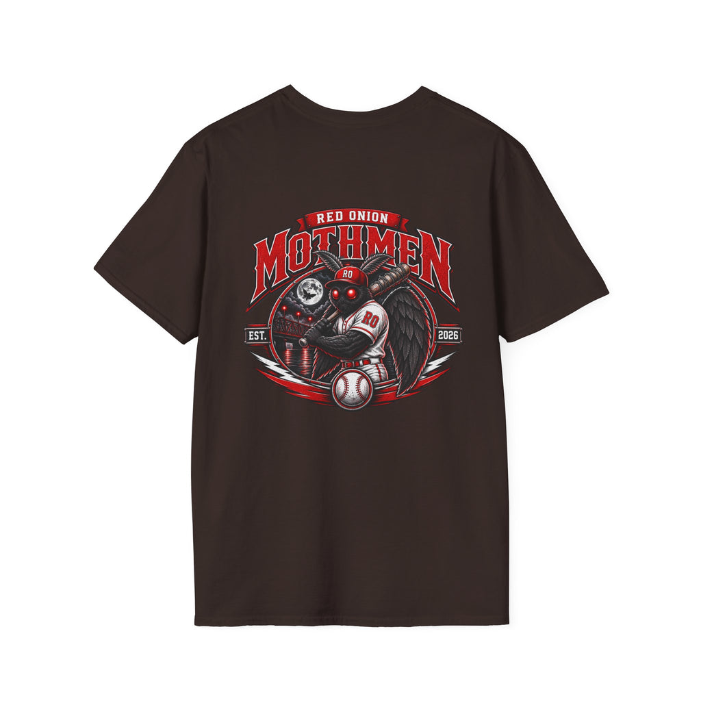Red Onion Mothmen Baseball T-Shirt — Hard Time Jerseys Baseball