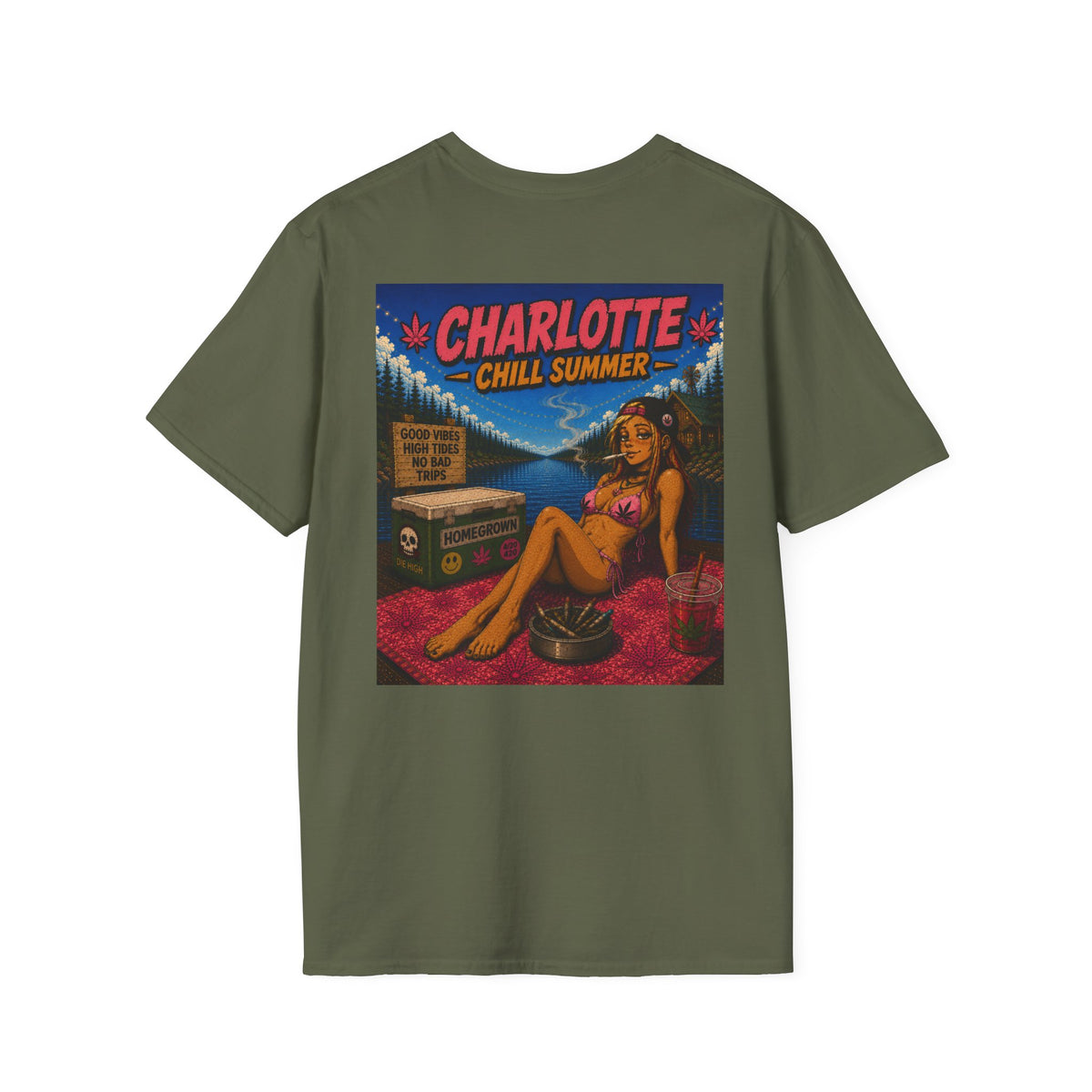 Charlotte Chill Summer - Graphic T-Shirt Homegrown