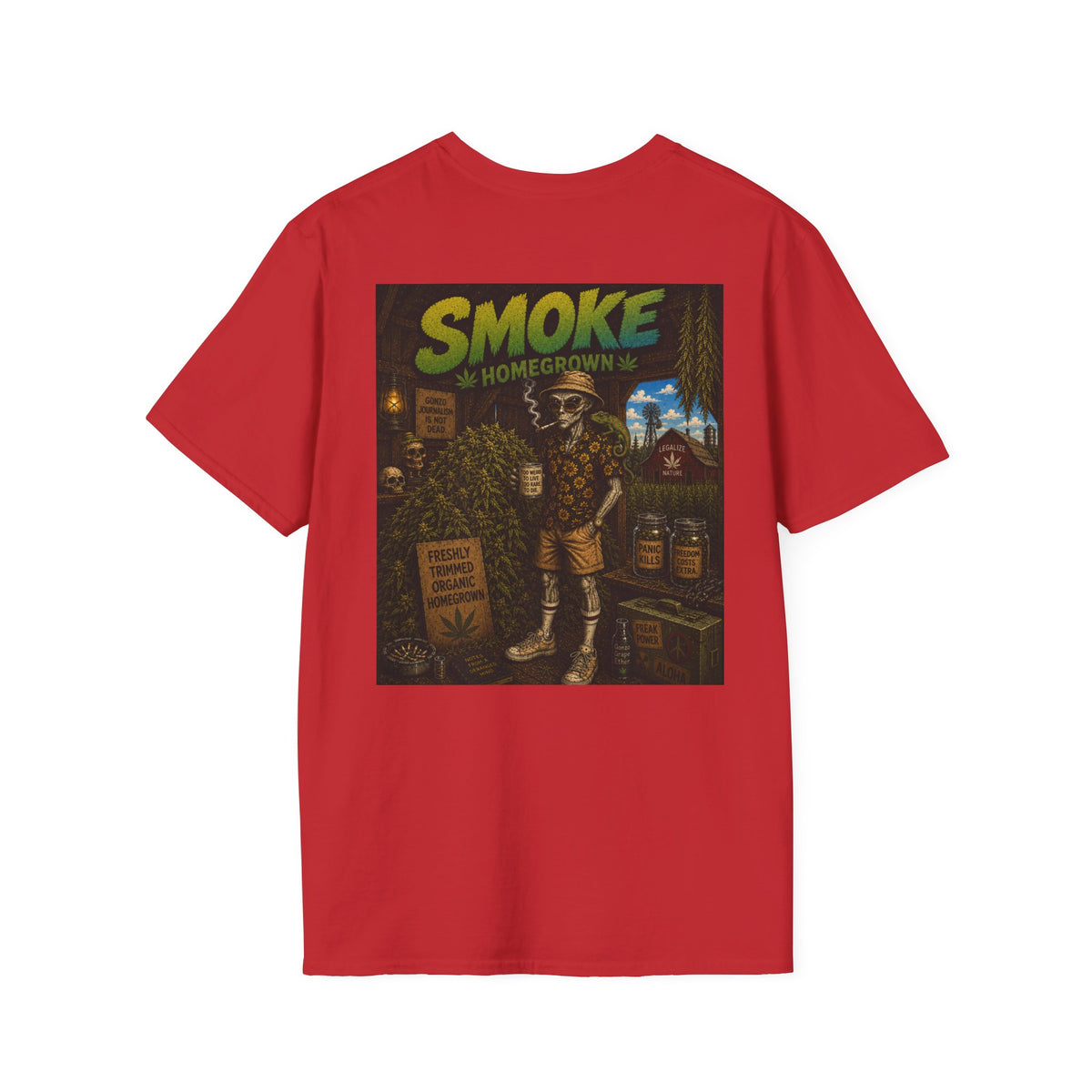 Smoke Grey Alien Graphic T-Shirt — Homegrown