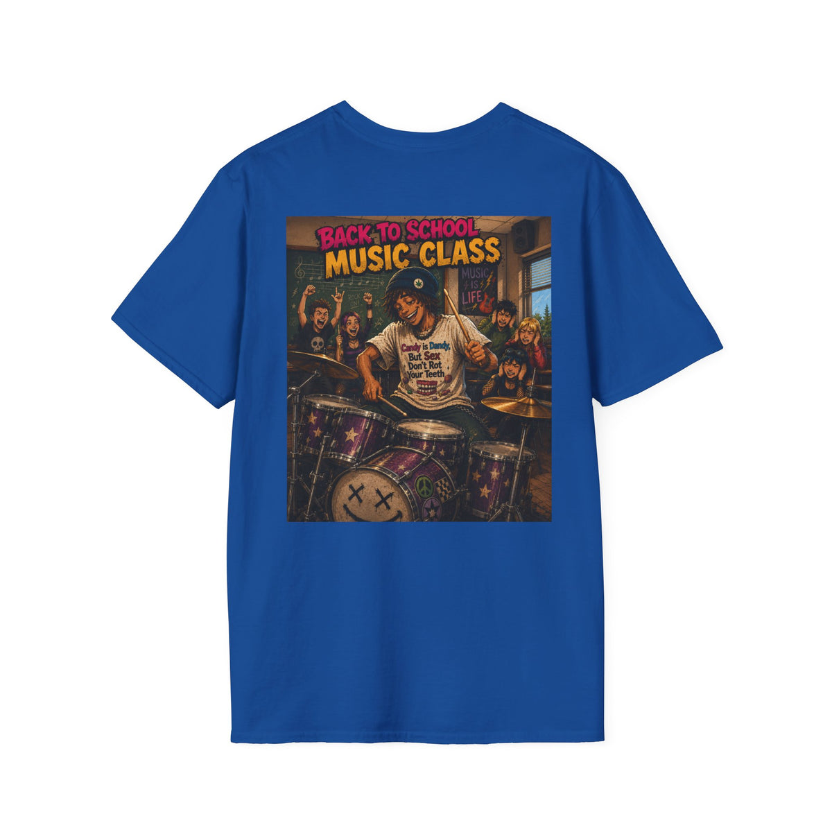 Roach Music - Back to School - Graphic T-Shirt Homegrown