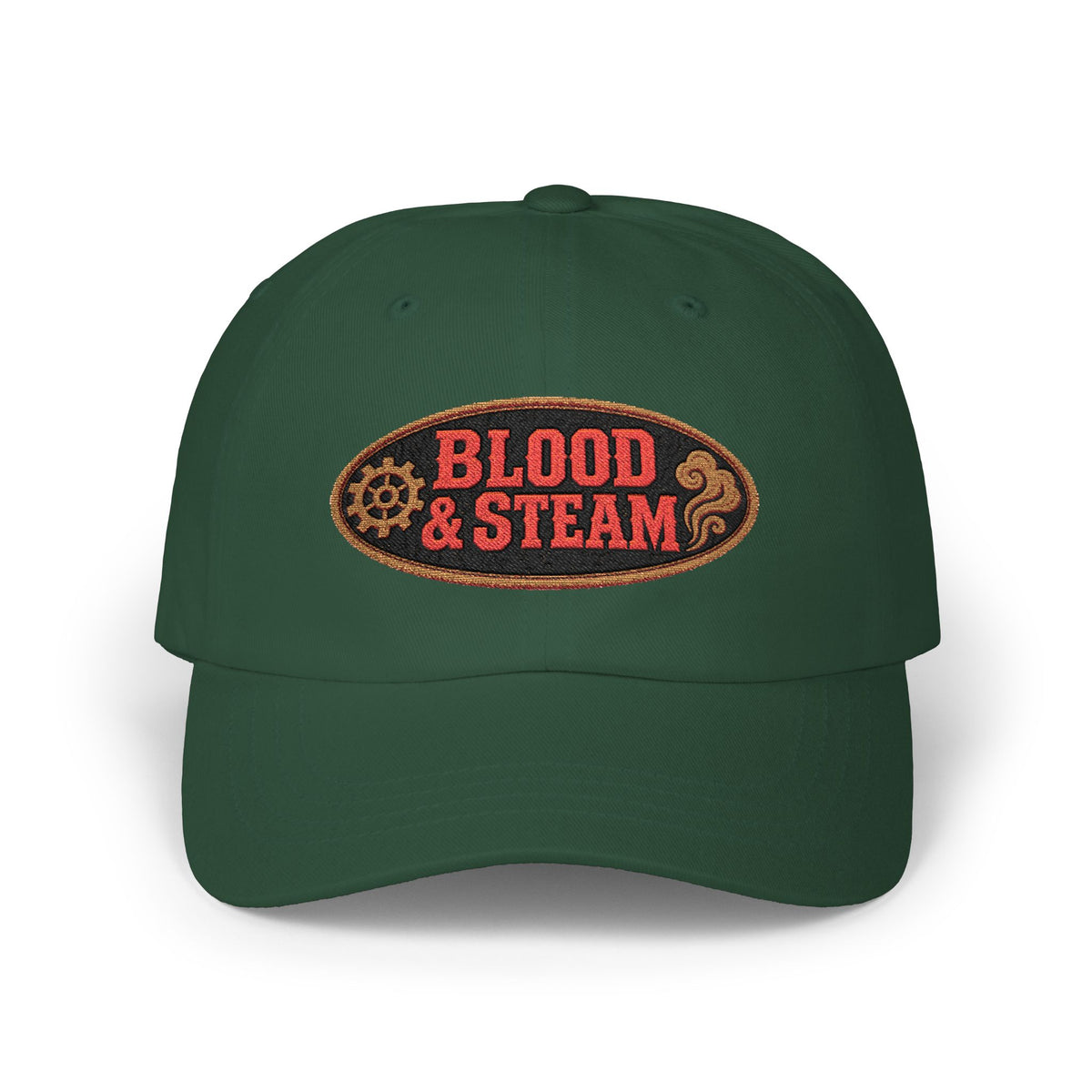 Blood & Steam Vintage Steampunk Embroidered Hat