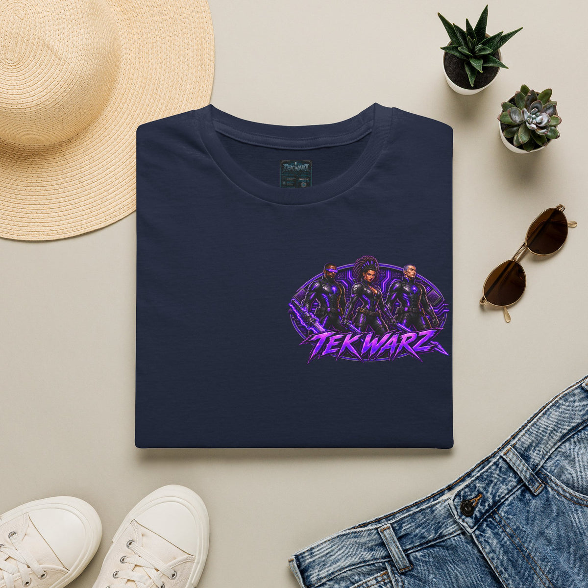 Jade Broken Tek Graphic T-Shirt - Tek Warz