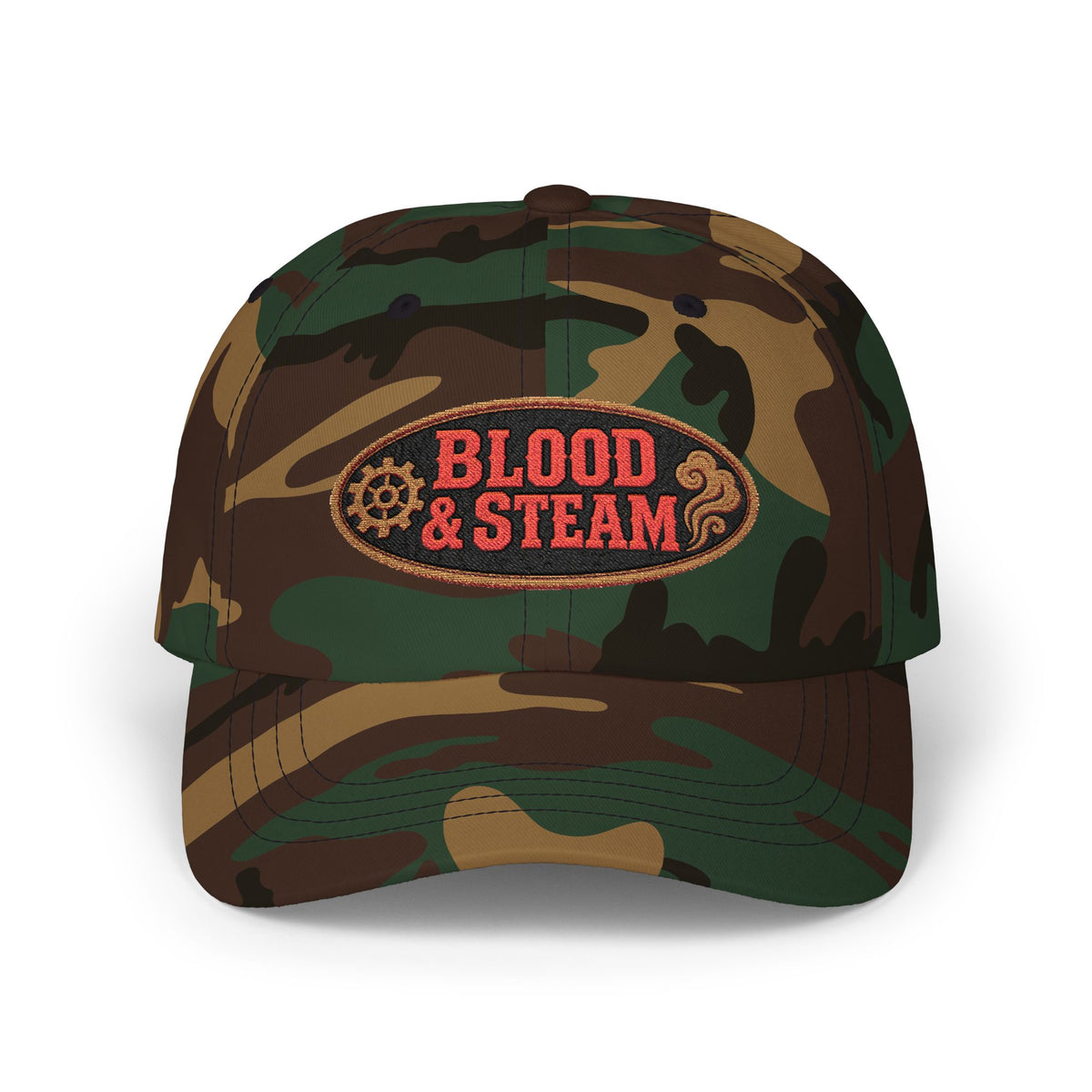 Blood & Steam Vintage Steampunk Embroidered Hat