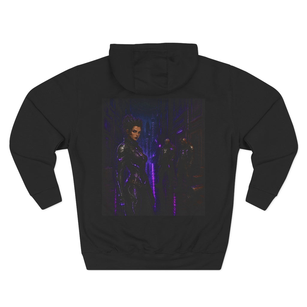 Jade Broken Tek Graphic Hoodie-Tek Wars