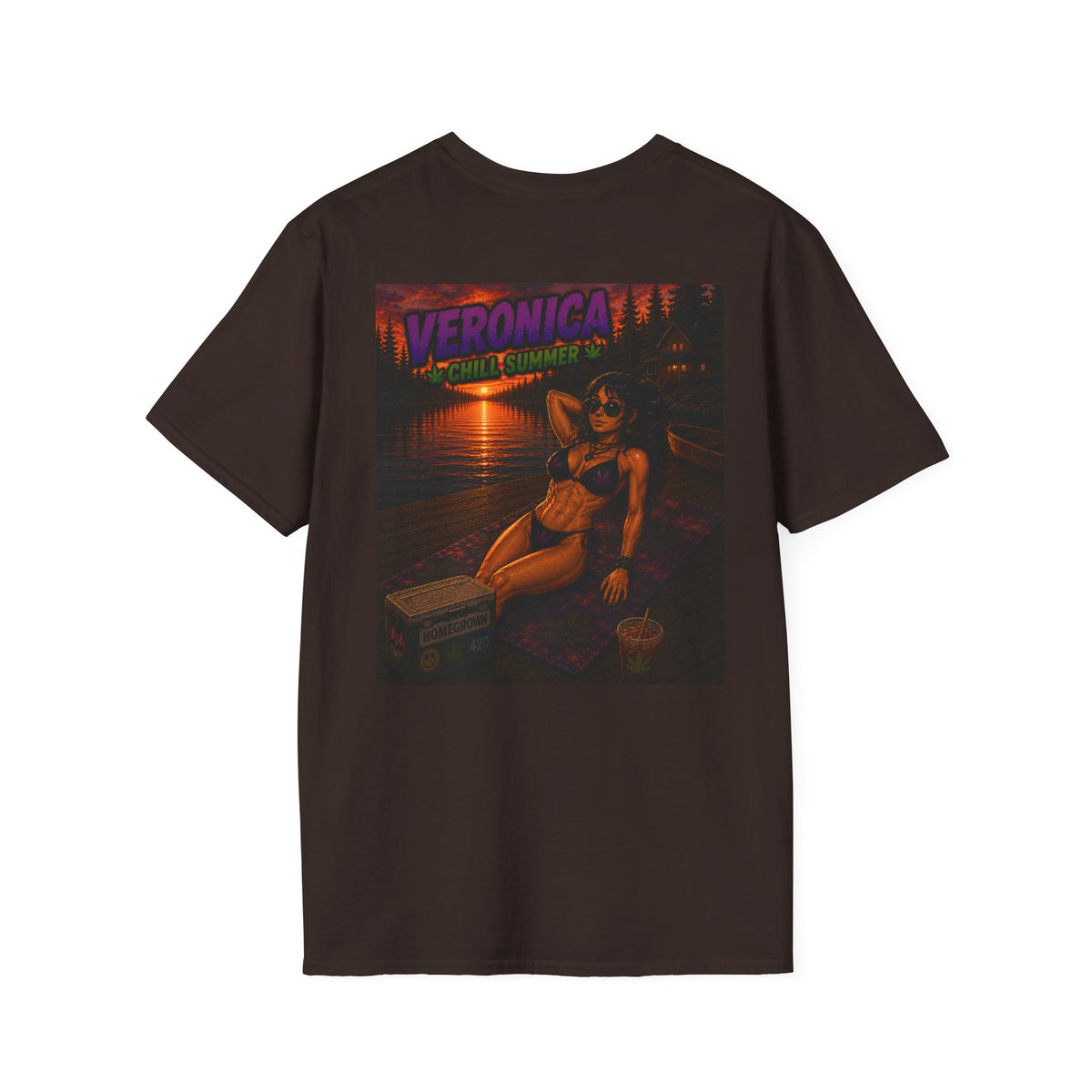 Veronica Chill Summer-Graphic T Shirt Homegrown
