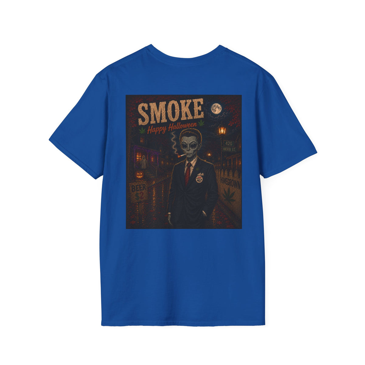 Smoke Reagan Vintage Halloween T-Shirt - Homegrown Graphic T-Shirt