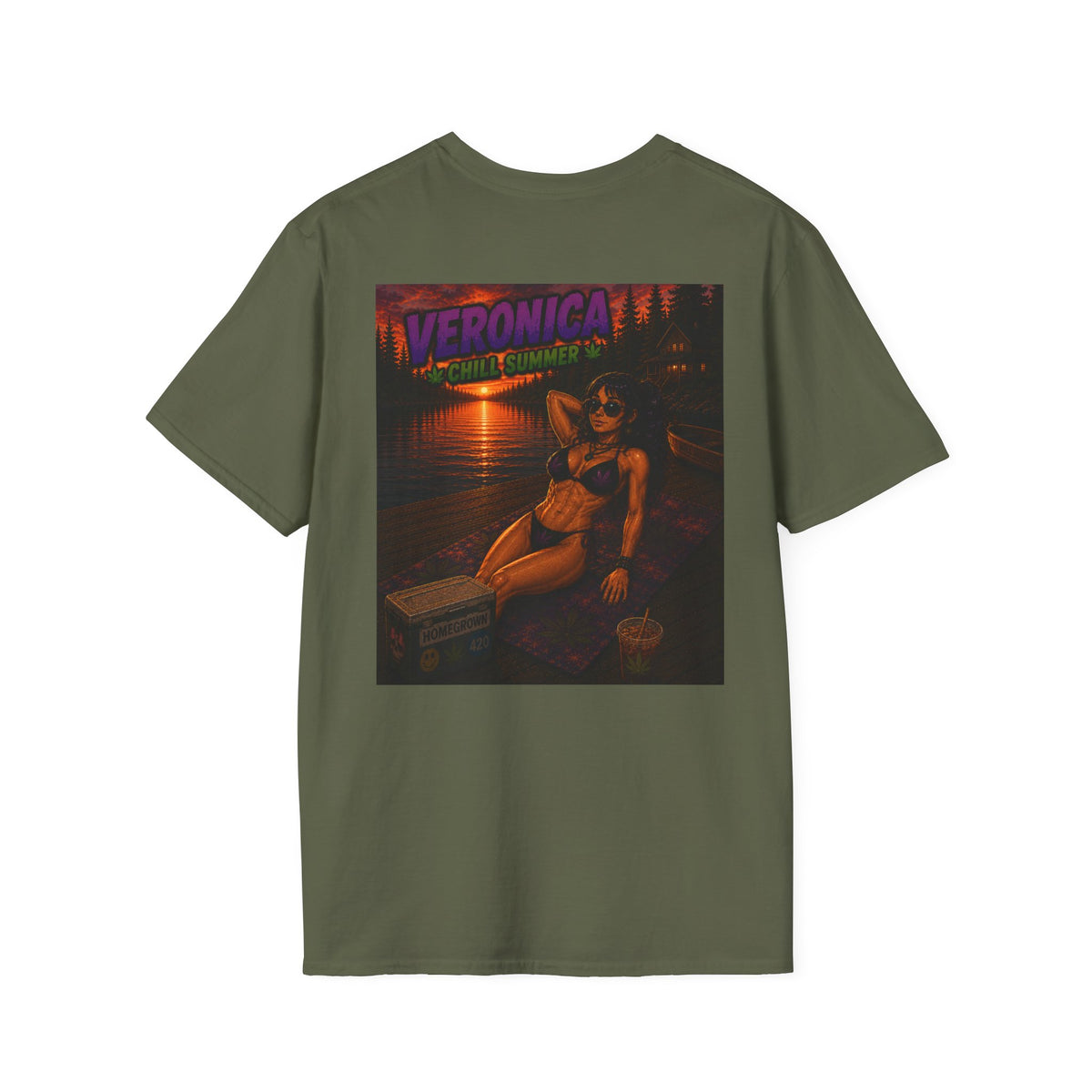 Veronica Chill Summer-Graphic T Shirt Homegrown