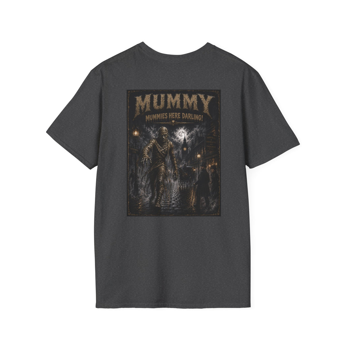 Mummy T-Shirt — 'Mummy' Vintage Horror Graphic Tee- Myths and Monsters Halloween Shirt