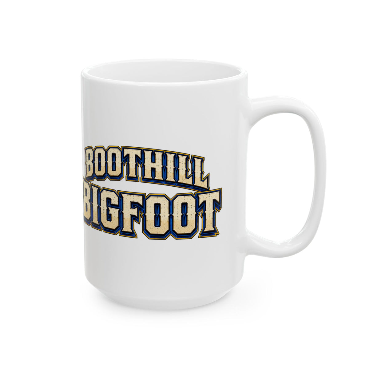Boot Hill Bigfoot Baseball Coffee Mug — Hard Time Jerseys Coffee Cup (15oz)