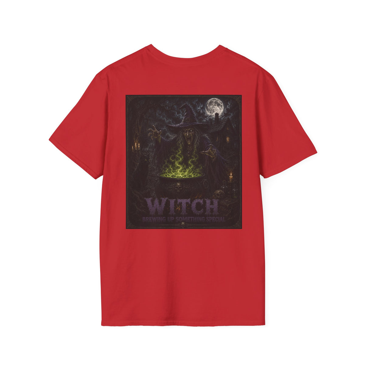 Witch Cauldron Graphic T-Shirt — Myths & Monsters Tee-Halloween Shirt