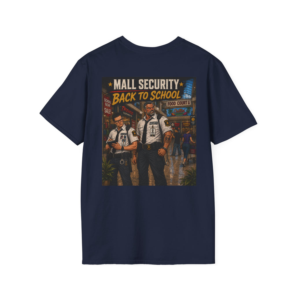 Dwight+Longarm Back to School - Graphic T-Shirt Mall Security