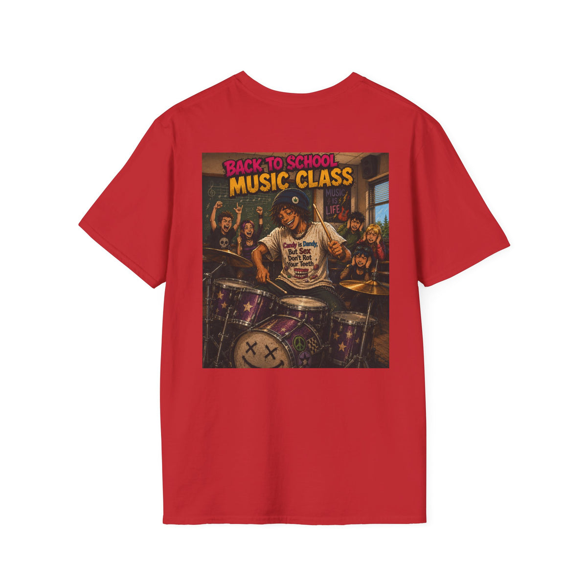 Roach Music - Back to School - Graphic T-Shirt Homegrown