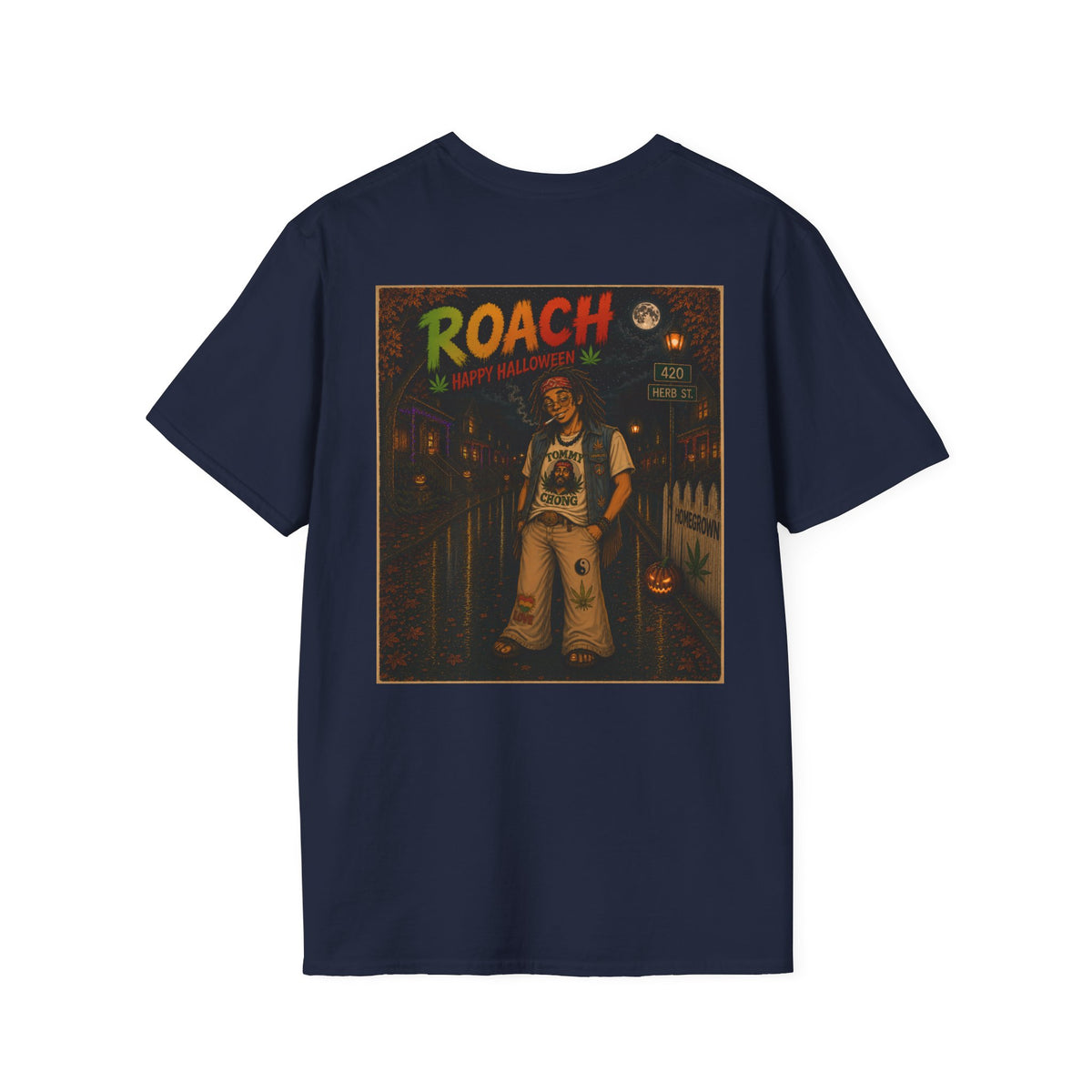 Roach Chong Cosplay Vintage Halloween T-Shirt - Homegrown Graphic T-Shirt