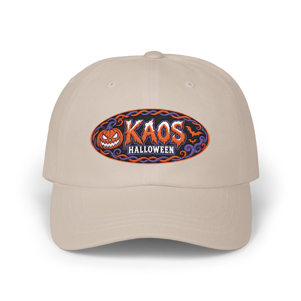KAOS Halloween Embroidered Pumpkin Baseball Hat