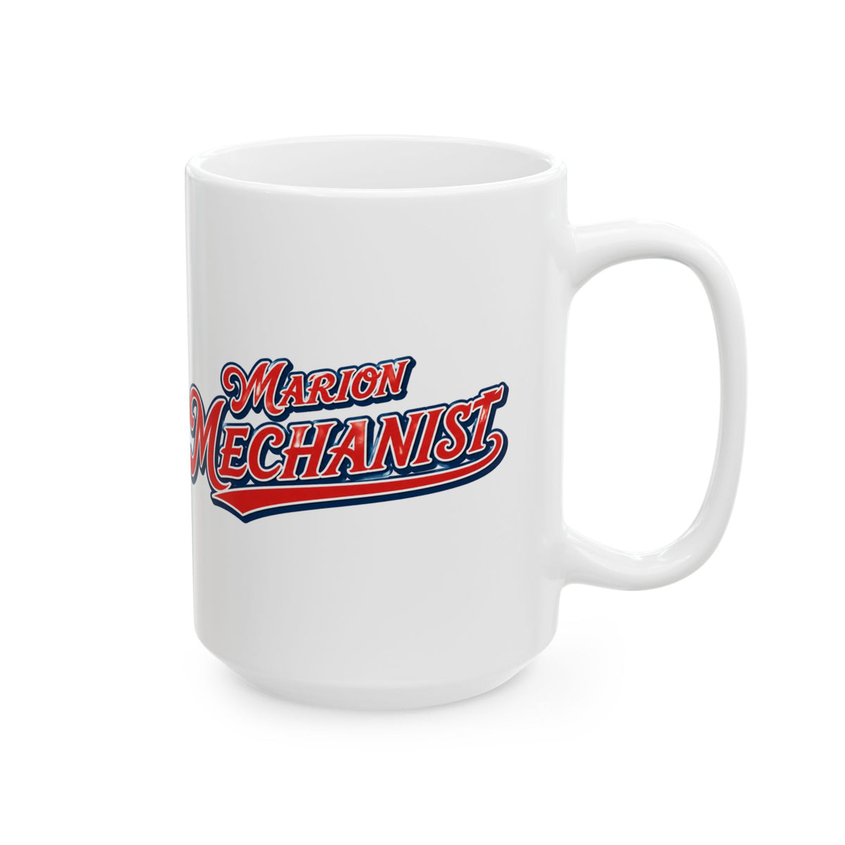 Marion Mechanist Baseball Vintage Coffee Mug - Hard Time Jerseys Cup (15oz)