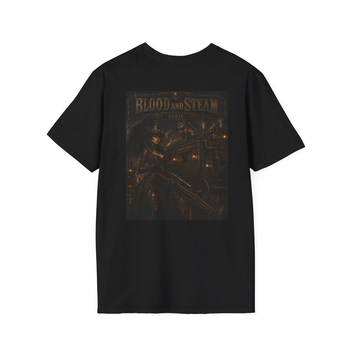 Sadie Steampunk Graphic T-Shirt - Blood & Steam