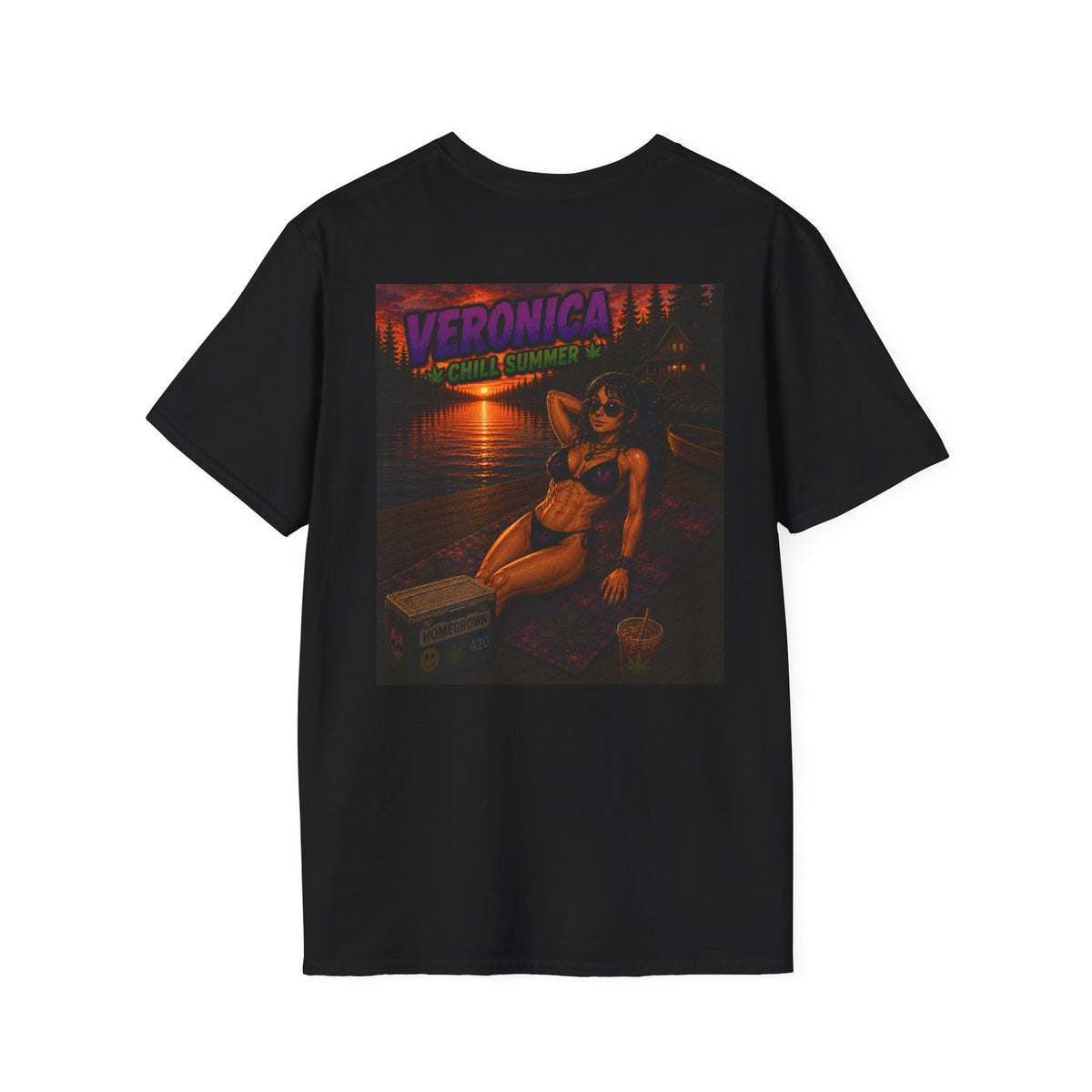 Veronica Chill Summer-Graphic T Shirt Homegrown
