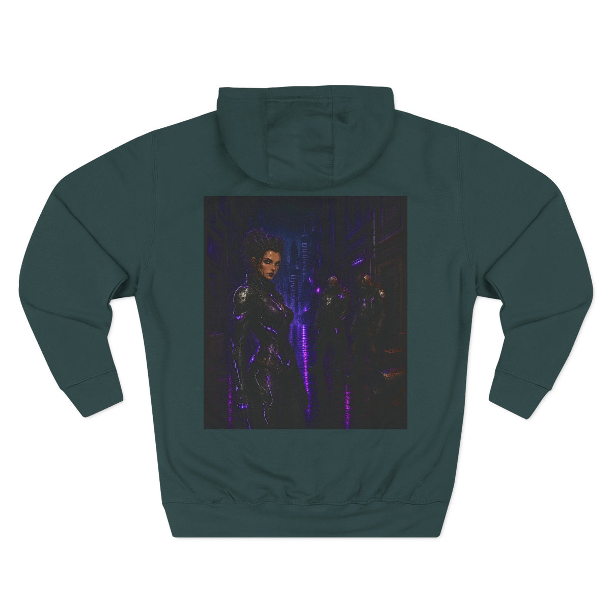 Jade Broken Tek Graphic Hoodie-Tek Wars