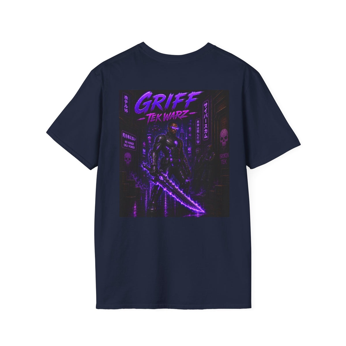 Griff Broken Tek Graphic T-Shirt - Tek Warz