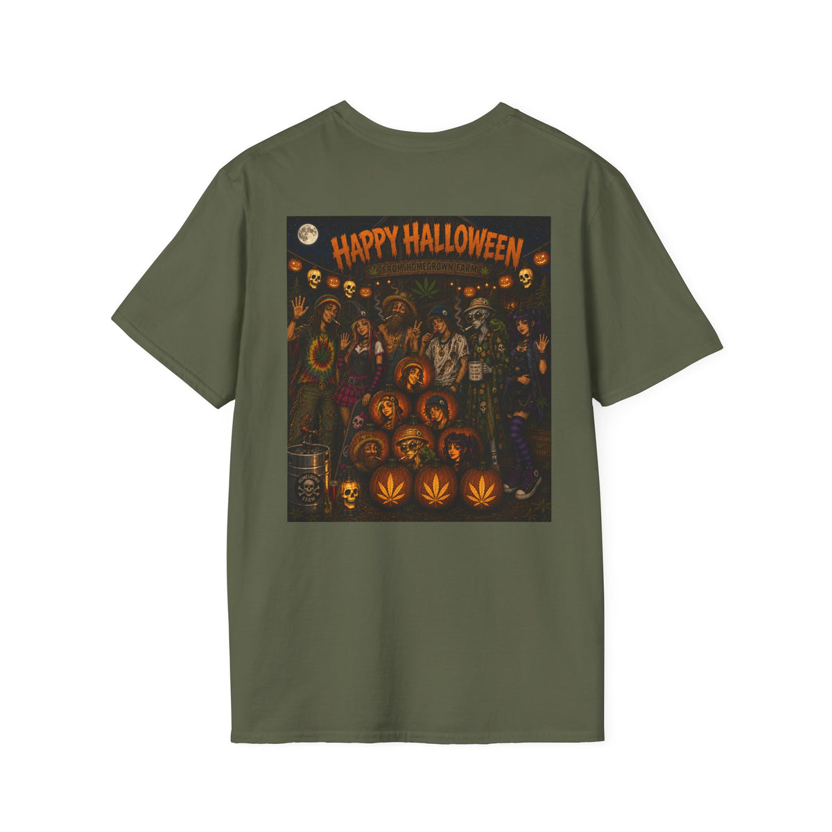 Homegrown Group Vintage Halloween T-Shirt - Homegrown Graphic T-Shirt