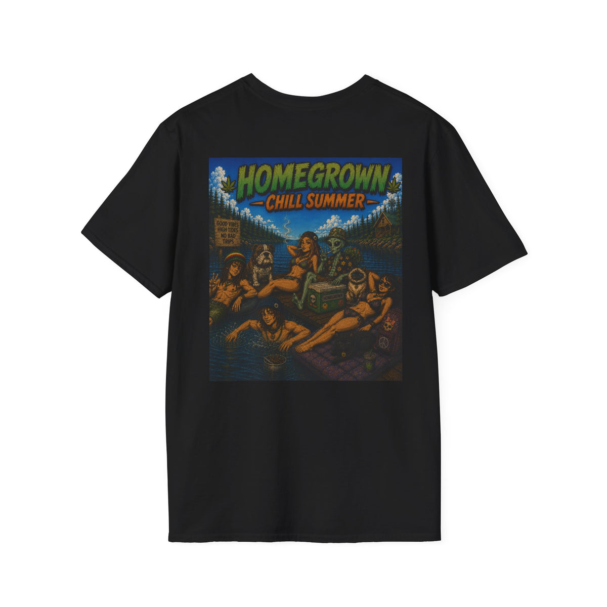 Chill Summer-Graphic T Shirt Homegrown