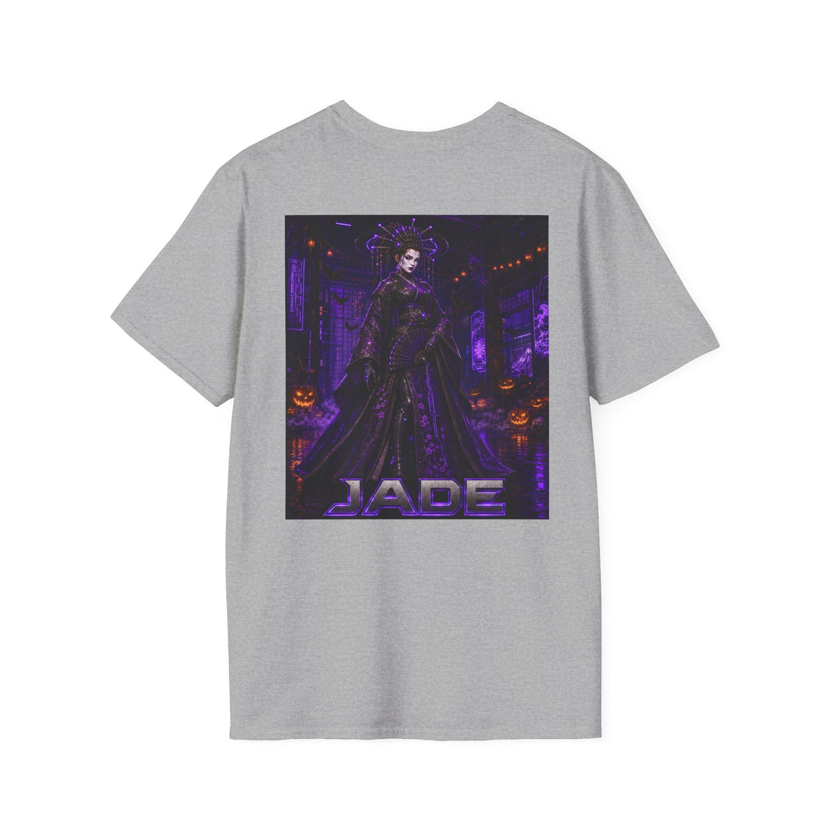 Jade Geisha Vintage Halloween T Shirt - Tek Warz T Shirt