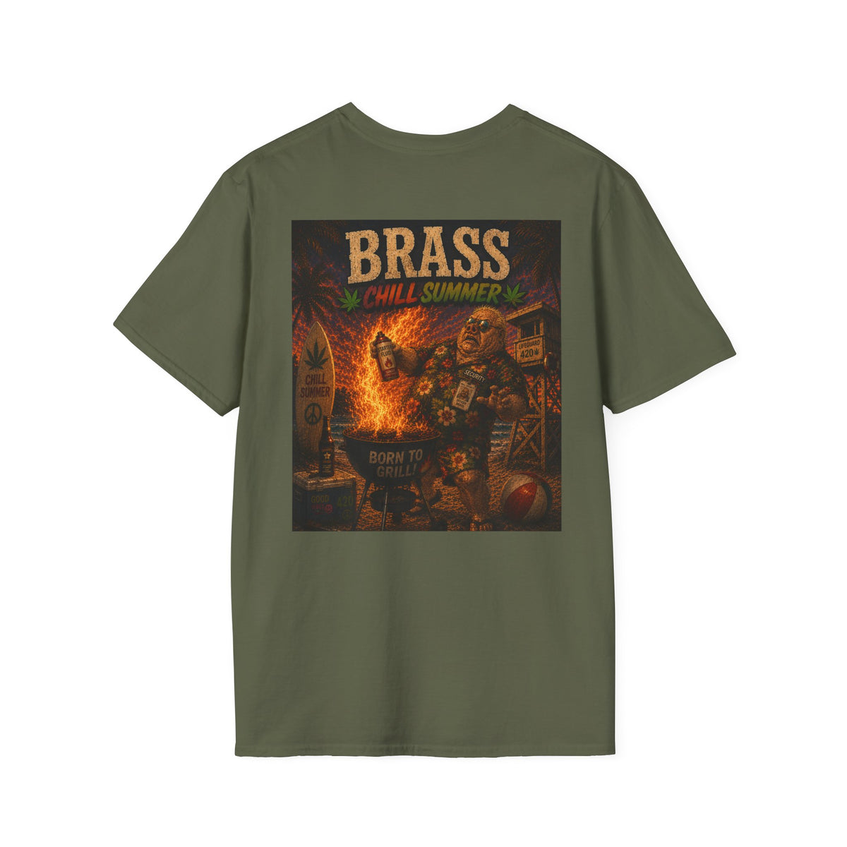 Brass Chill Summer - Graphic T-Shirt Mall Security