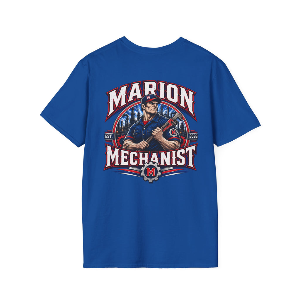 Marion Mechanist Baseball T-Shirt - Hard Time Jerseys Baseball