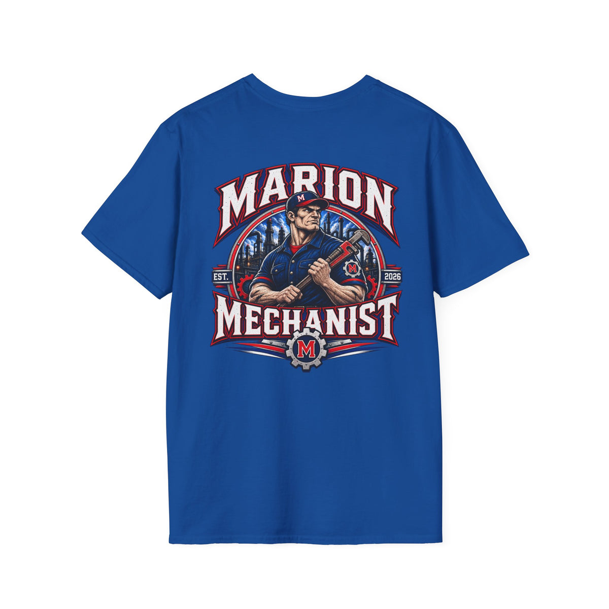 Marion Mechanist Baseball T-Shirt - Hard Time Jerseys Baseball