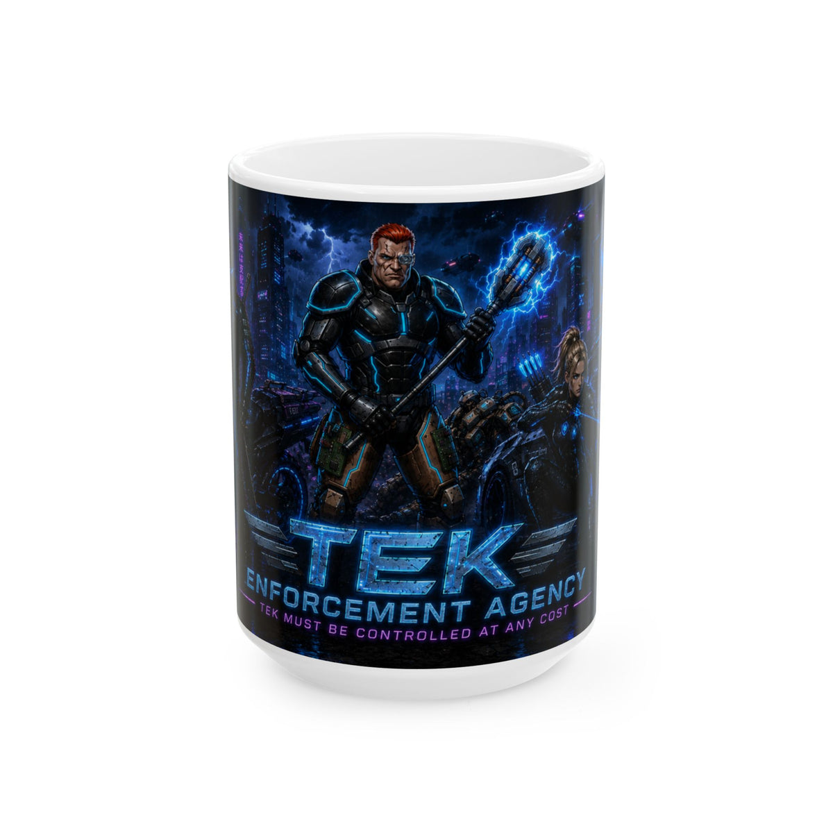 Tek Wars T.E.A. Tek Enforcement Agency Coffee Mug  (15oz)