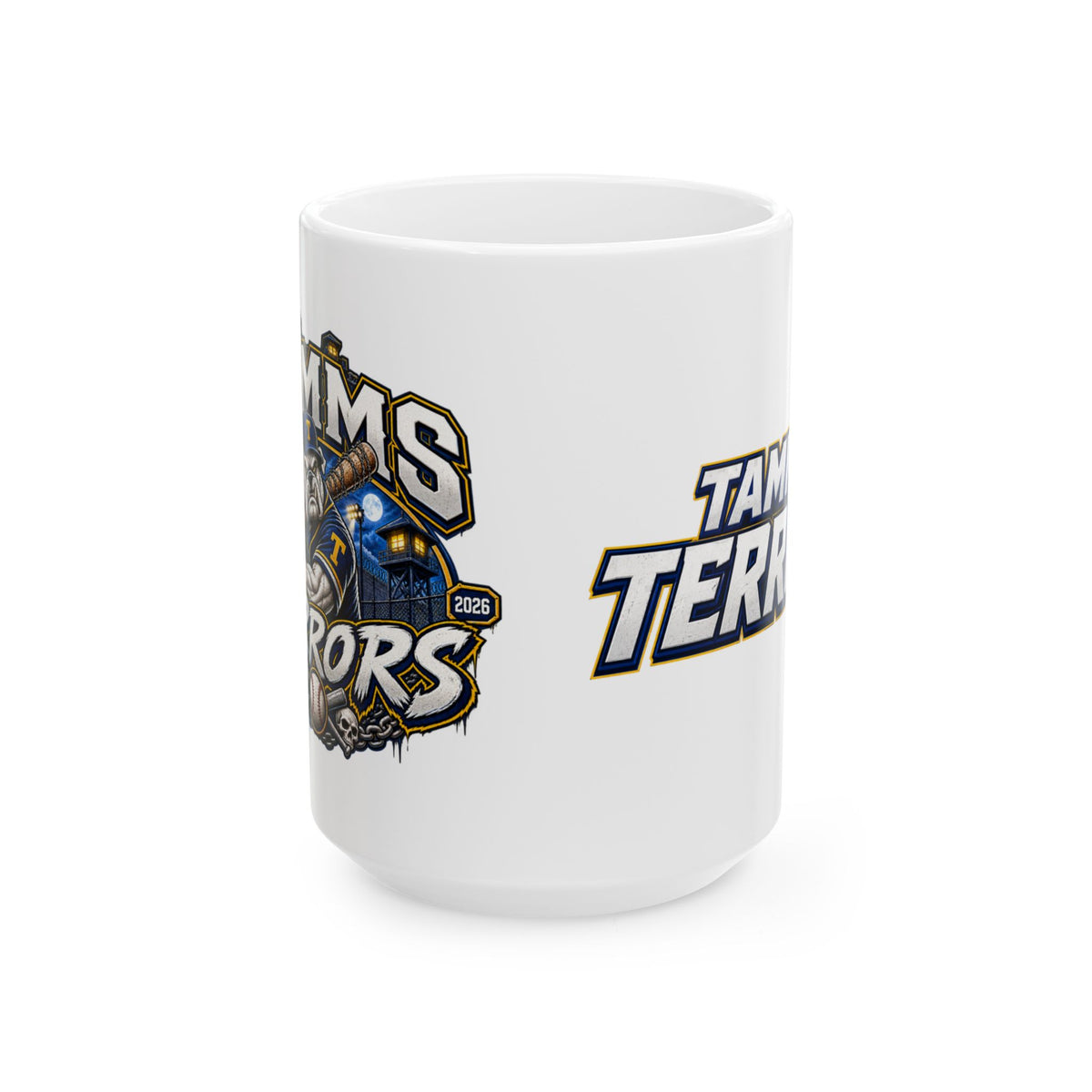Tamms Terrors Baseball Coffee Mug (15oz) - Hard Time Jerseys Coffee Cup