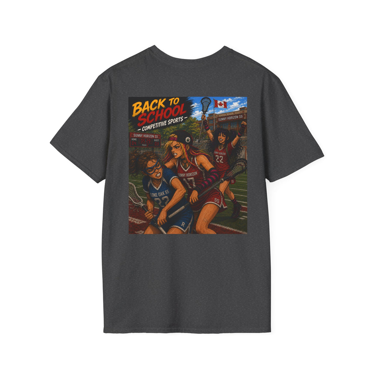 Charlotte, Veronica Girls Competitive Sports - Back to School - Graphic T-Shirt Homegrown