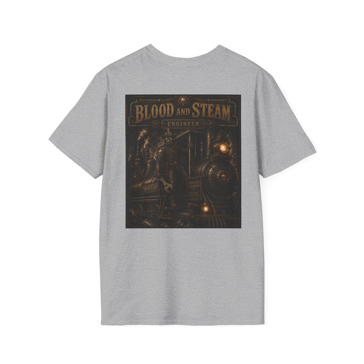 Engineer Steampunk Graphic T-Shirt - Blood & Steam