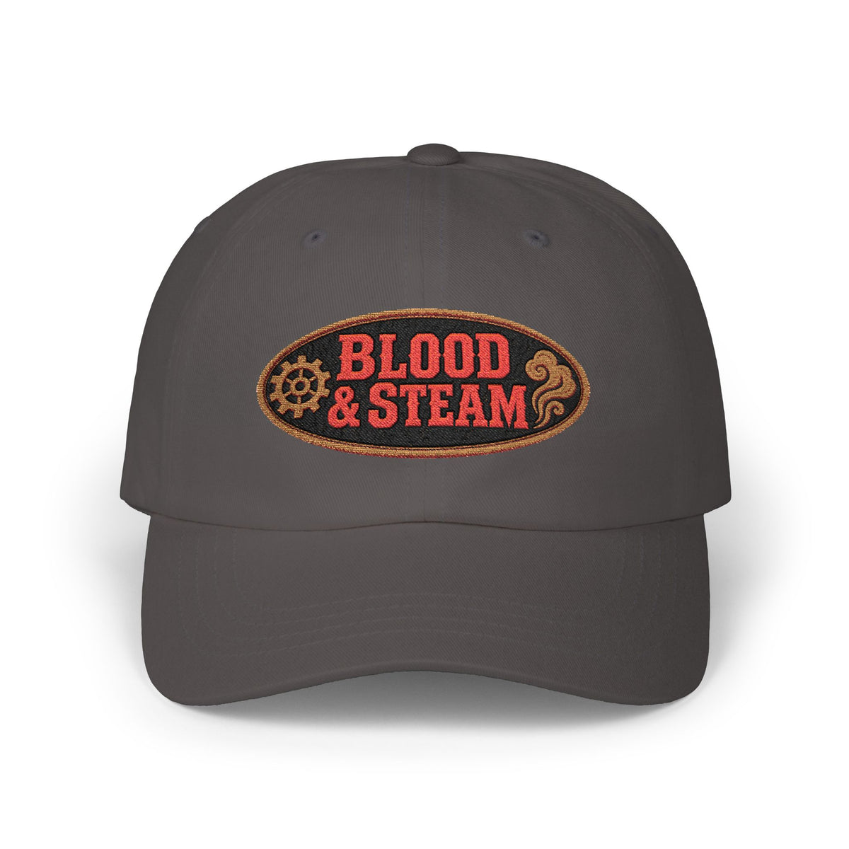 Blood & Steam Vintage Steampunk Embroidered Hat