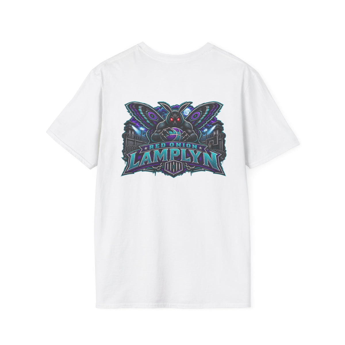Red Onion Lamplyn Graphic T-Shirt-vintage basketball tee-retro basketball shirt-graphic basketball t-shirt-hard time jerseys