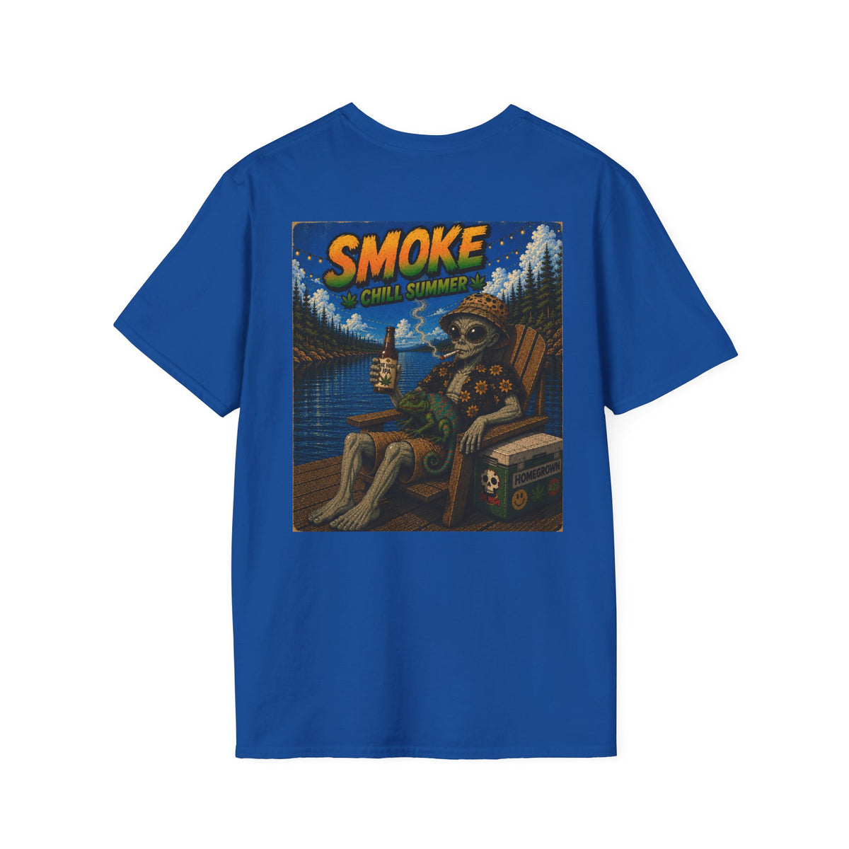 Smoke Chill Summer-Graphic T Shirt Homegrown