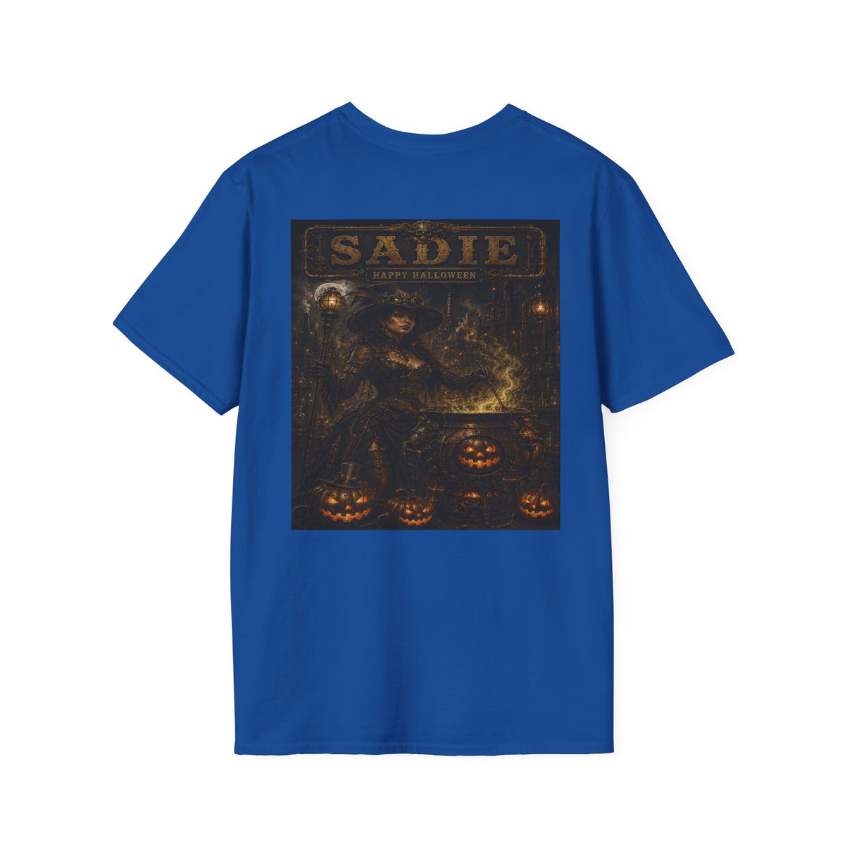 Sadie Witch Vintage Halloween T-Shirt — Blood & Steam Graphic T-Shirt