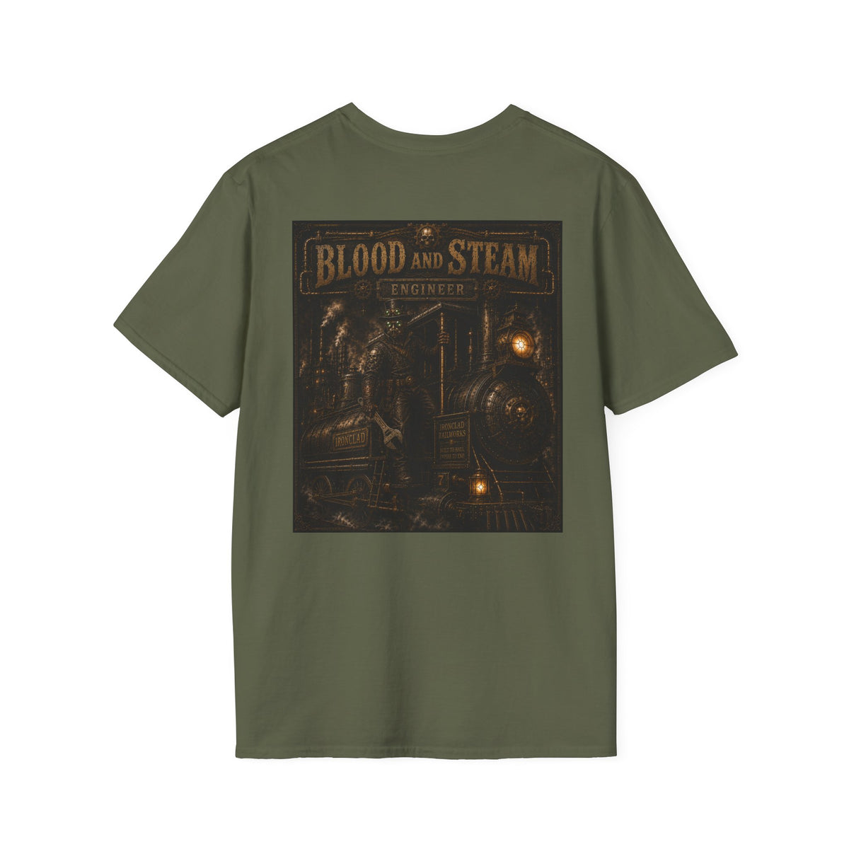 Engineer Steampunk Graphic T-Shirt - Blood & Steam