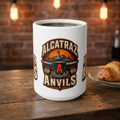 Alcatraz Anvils Coffee Cup (15oz) - Hard Time Jerseys