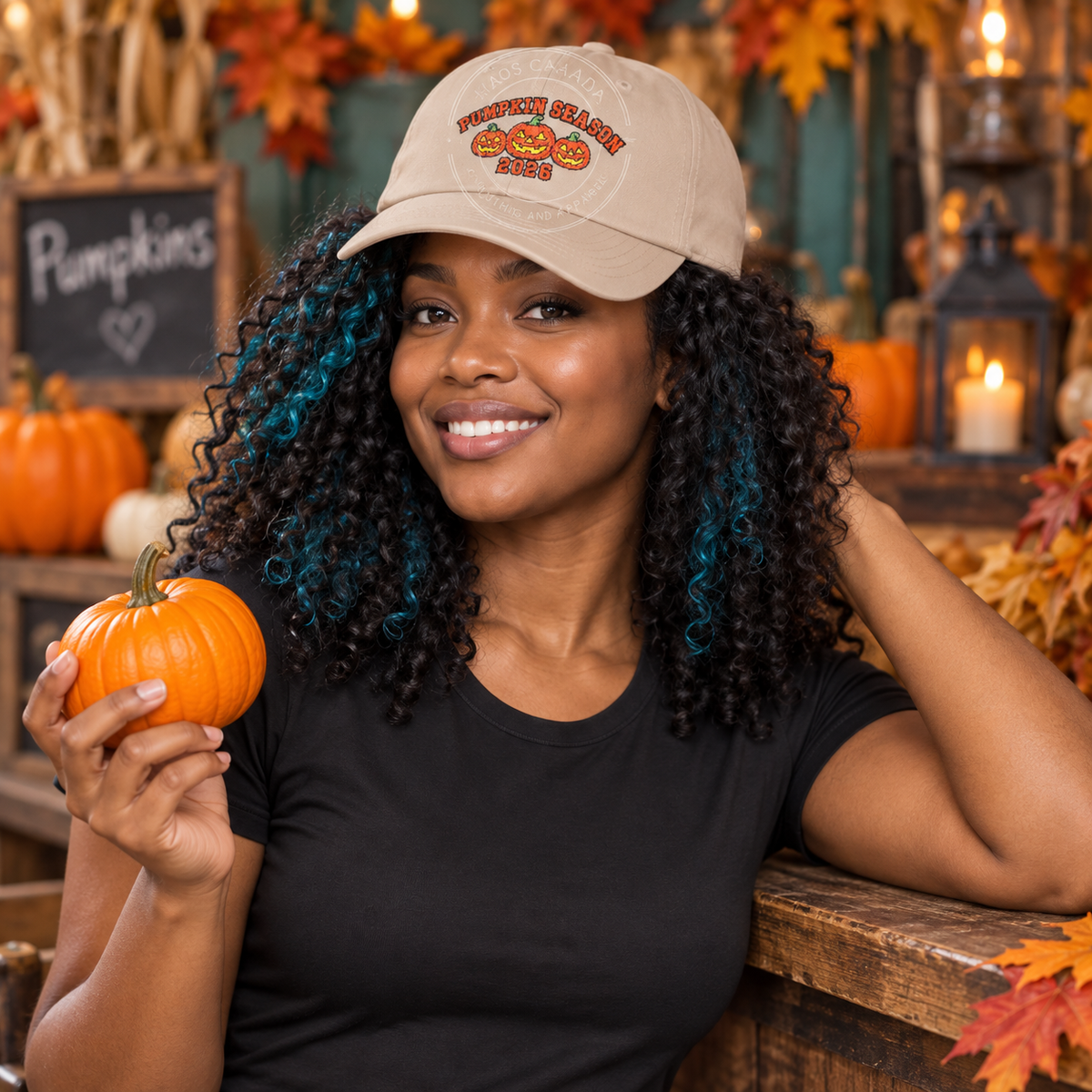 Halloween Pumpkin Season baseball hat