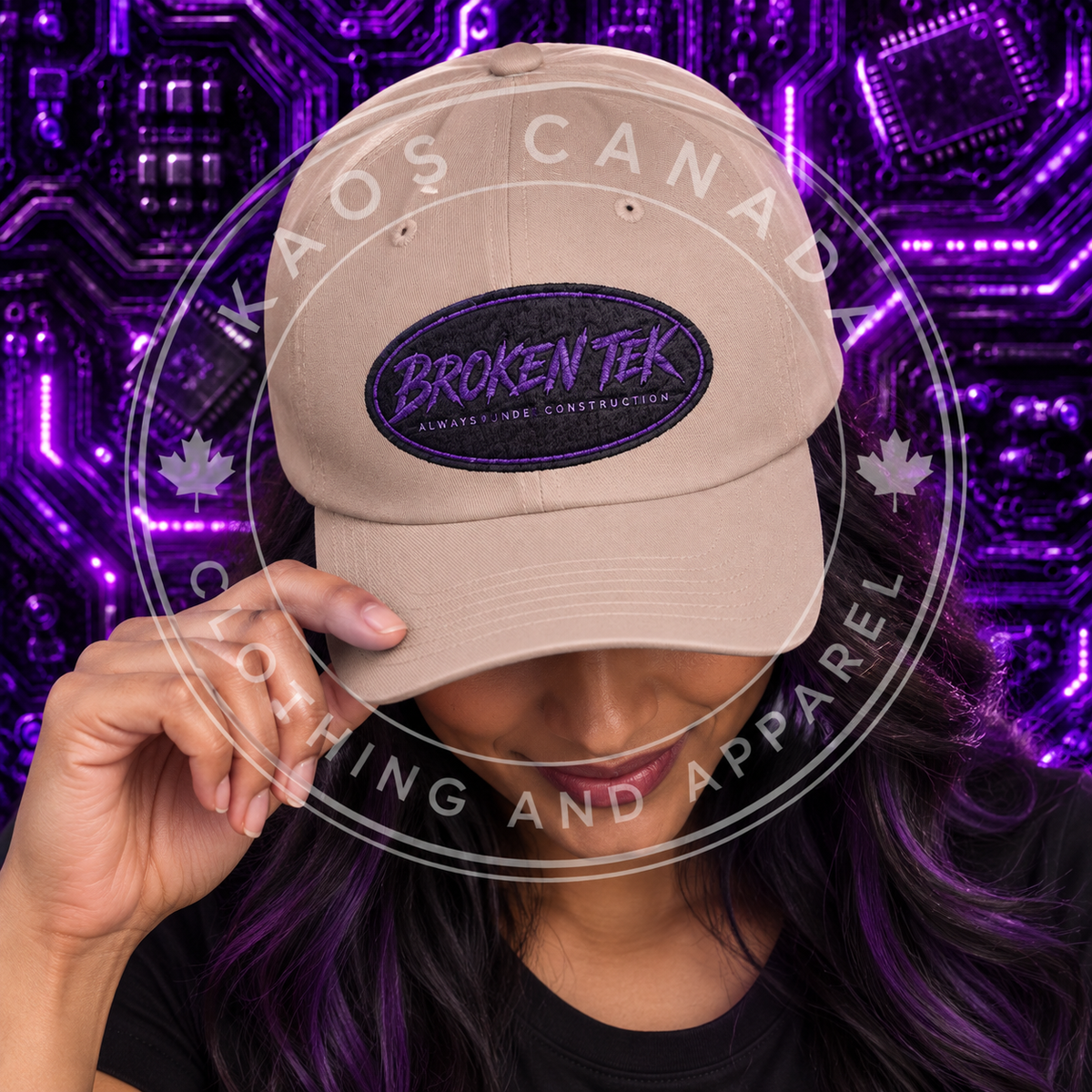 Broken Tek  Vintage Logo Embroidered Hat - Tek Warz