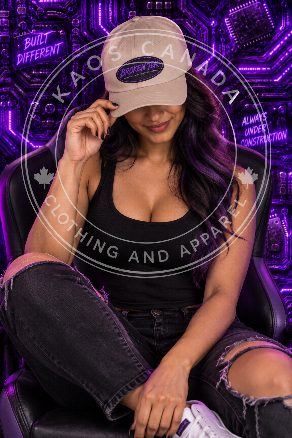 Broken Tek  Vintage Logo Embroidered Hat - Tek Warz