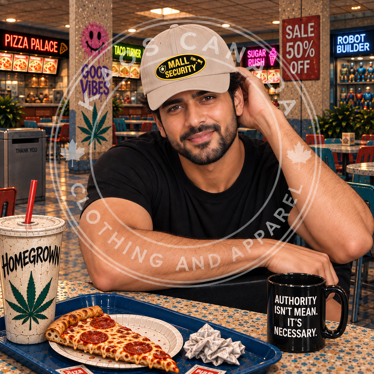 Mall Security Vintage Embroidered Hat-Mall Security