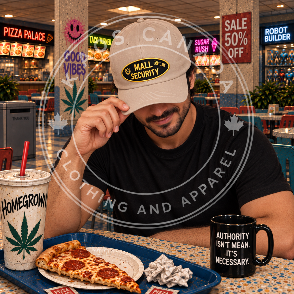 Mall Security Vintage Embroidered Hat-Mall Security