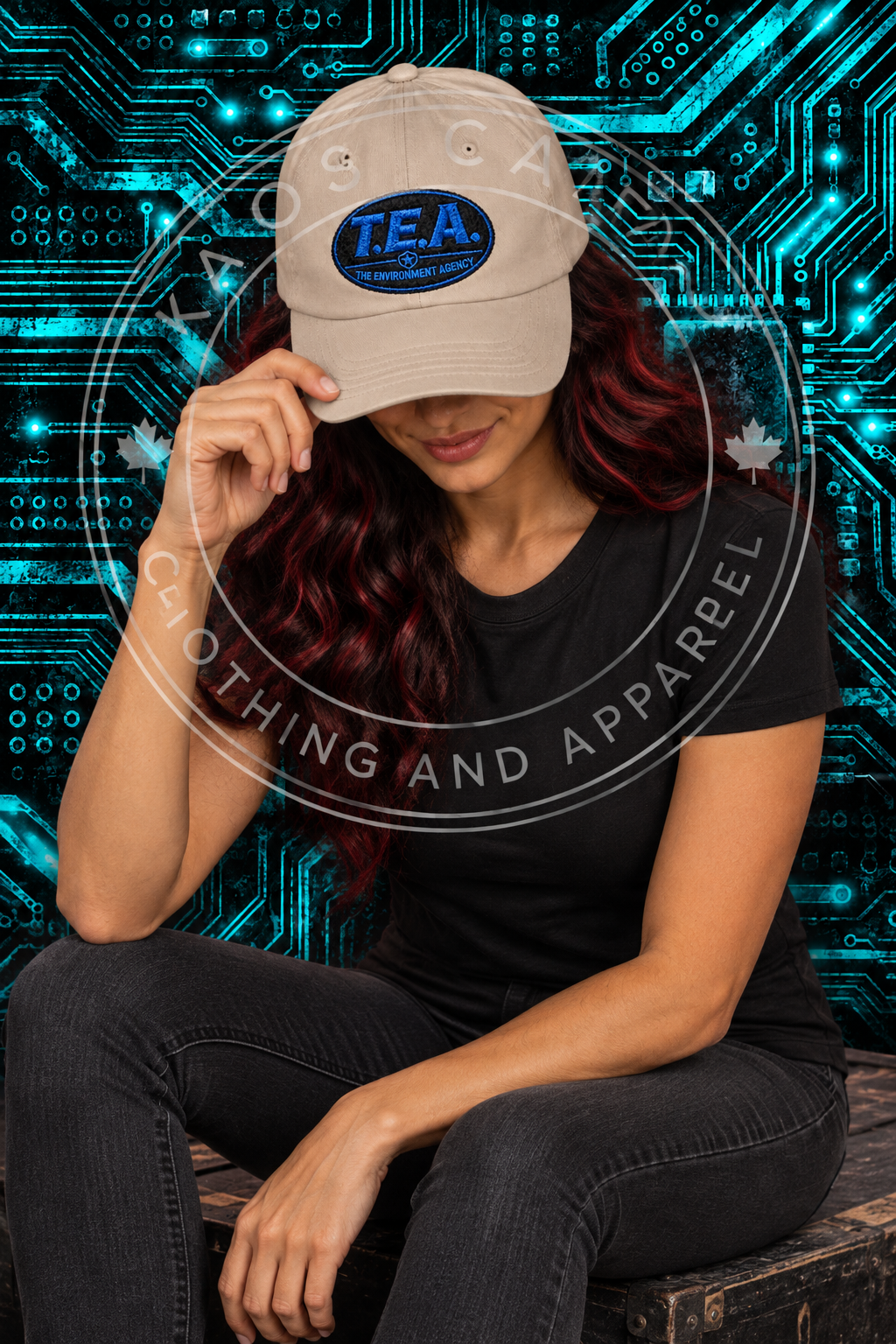 T.E.A. Tek Enforment Agency Embroidered Vintage Hat - Tek Warz